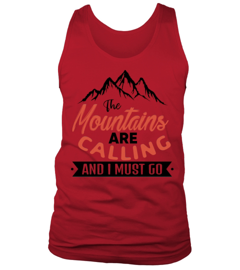 Vintage Mountains Climber Hiker Tank Top Unisex