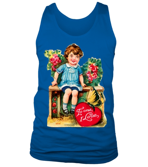 Vintage Valentines Day Tank Top Unisex