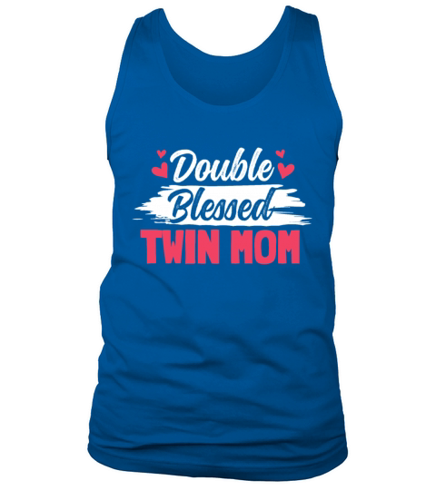 Womens Twin Mama Twin Mom to Be Pregnancy Tank Top Unisex