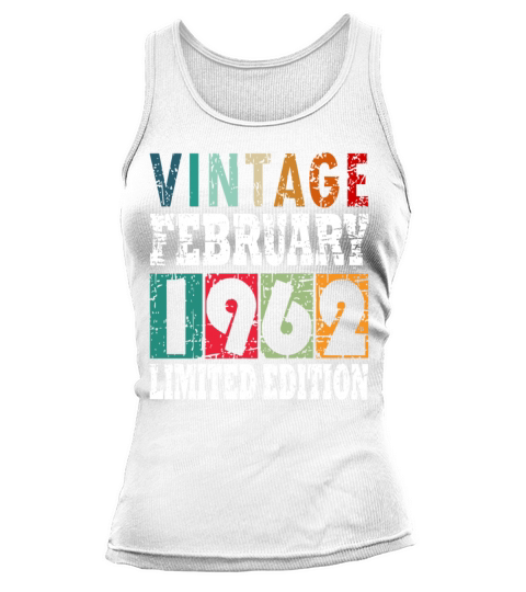 1962 February vintage Tank top Woman