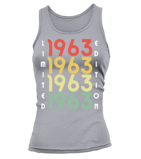 60 Years Vintage 1963 Retro 60th Birthday Tank top Woman