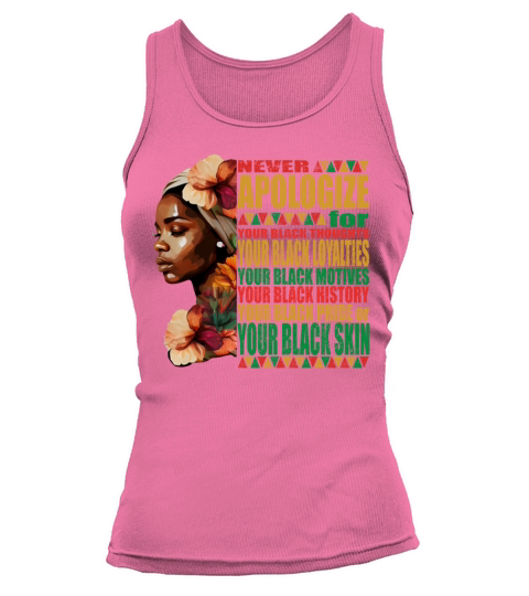 African Woman Honor Black History Month Tank top Woman