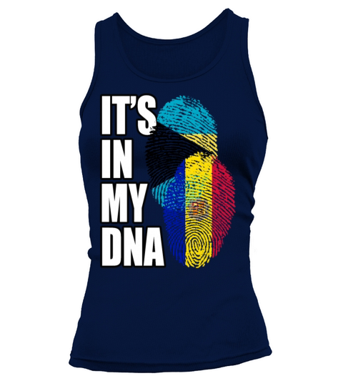 Andorran And Bahamian Mix Heritage DNA Flag Tank top Woman