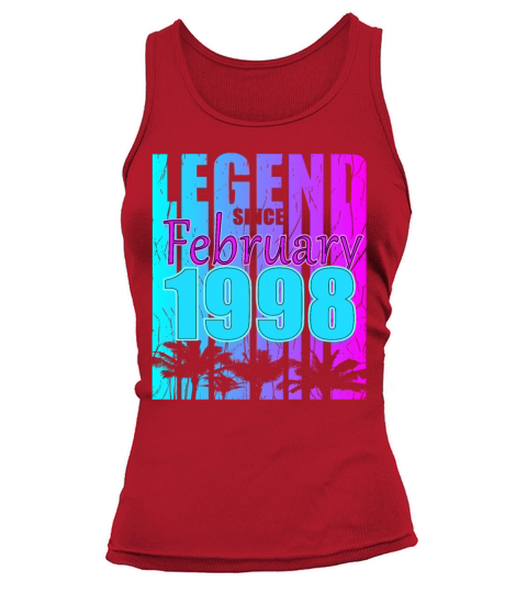 Born in 1998 Legend February Vintage Tank top Woman