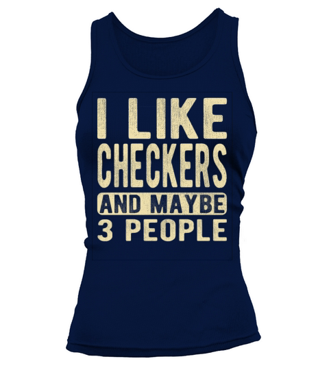Checkers Saying Tank top Woman