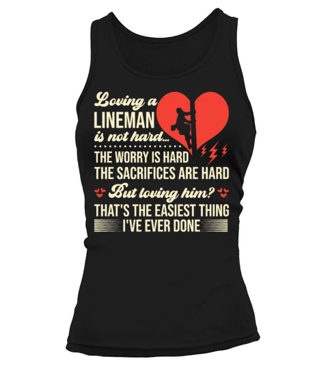 Electrical Linemans Wife Lineman Spouse Funny Tank top Woman
