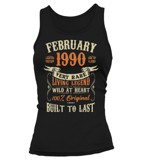 February 1990 Birthday Surprise Tank top Woman