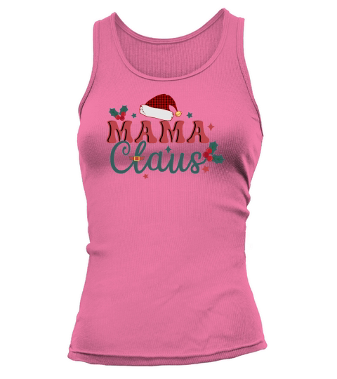 Mama Claus Retro Christmas Mom Gift for Christmas Tank top Woman