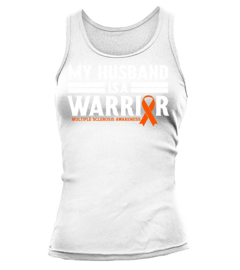 My Husband is Warrior Multiple Sclerosis Awareness Tank top Woman