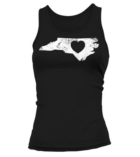 North Carolina Heart Nc Usa Vintage Men Women Tank top Woman