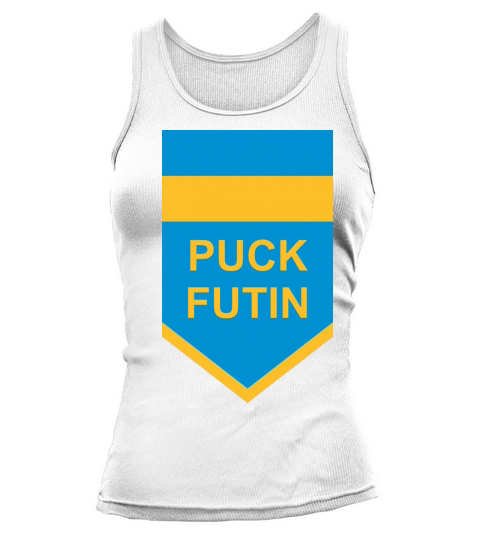puck futin logo design Tank top Woman