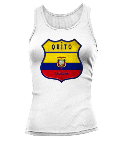 Quito Ecuador coat of arms flag design Tank top Woman