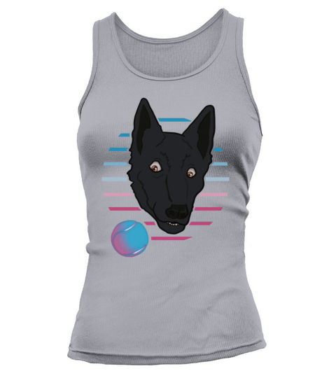 Retro Vaporwave Dog Tank top Woman