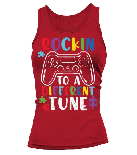 Rocking to a Different Tune Autism Tank top Woman