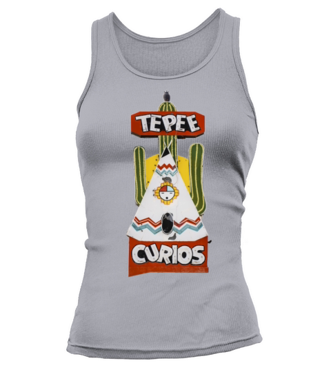Tepee Curios Route 66 Neon Tucumcari New Mexico Tank top Woman