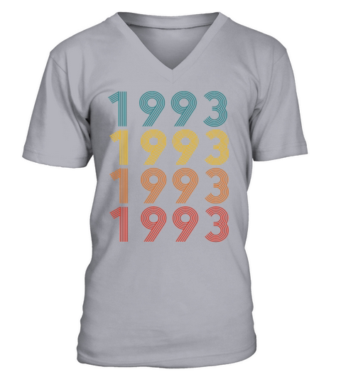 30th birthday vintage 1993 retro vintage style V-Neck T-shirt