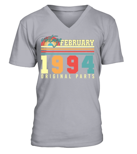 Gift Idea Vintage February 1994 V-Neck T-shirt