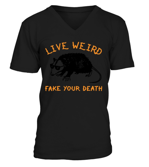 Live Weird V-Neck T-shirt