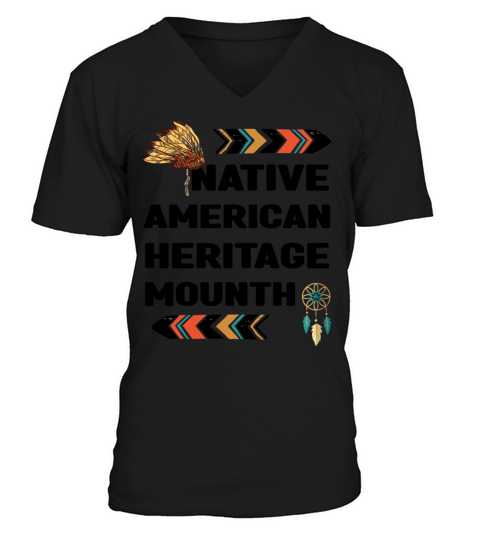 Native American Heritage Month V-Neck T-shirt