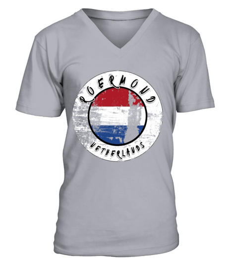 Roermond Netherlands Vintage V-Neck T-shirt