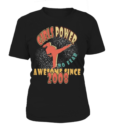 2008 vinatge Girls Power Birthday Women's T-Shirt