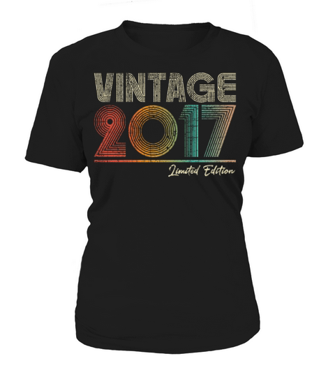 6 Years Old Vintage 2017 6th Birthday Gifts Women's T-Shirt