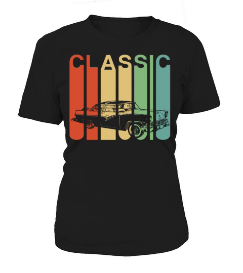 Classic Car American Automobile Vintage Car Gift Women's T-Shirt