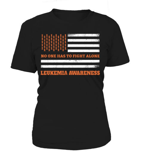 September Orange Ribbon Leukemia Cancer Awareness Women's T-Shirt