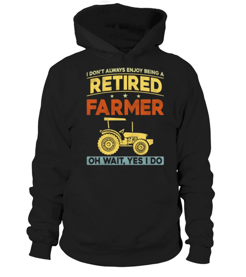 Farming Farmer Retired Vintage Hoodie Unisex