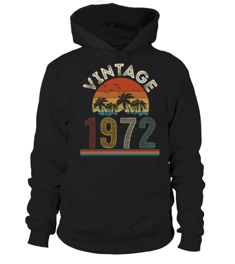 Vintage 1972 Hoodie Unisex