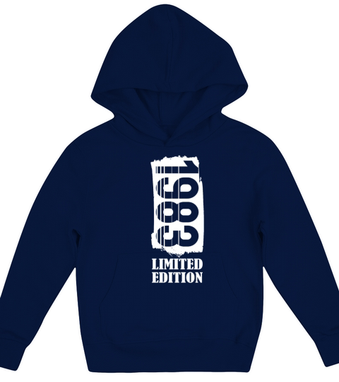 40th birthday vintage 1983 limited edition Kids Hoodie
