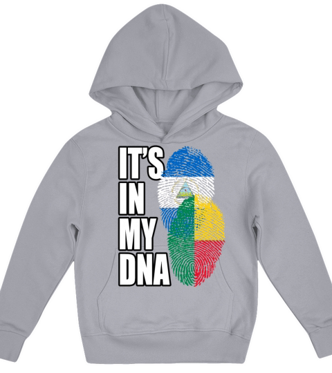 Beninese And Nicaraguan Mix Heritage DNA Flag Kids Hoodie