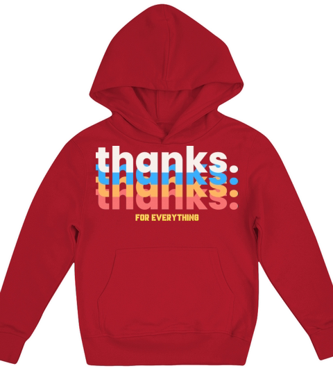 Black and Beige Colorful Typography T Shirt Kids Hoodie