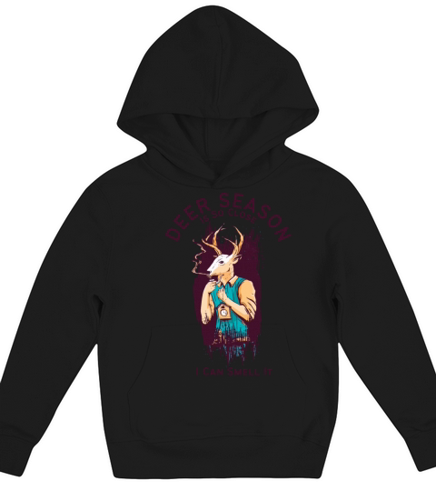 Deer Season Is So Close I Can Smell It Kids Hoodie