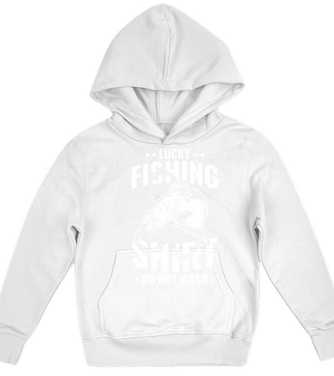 Lucky Fishing Shirt for Fish Hunter and Fisherman Kids Hoodie
