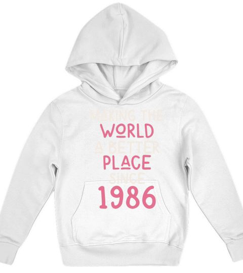 Making the World a better place since 1986 Kids Hoodie