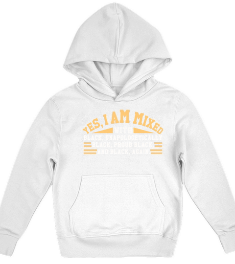 Mix Black Unapologetic Pride Black History Month Kids Hoodie