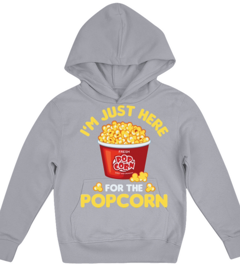Popcorn Vintage Retro Funny Popcorn Lovers Kids Hoodie