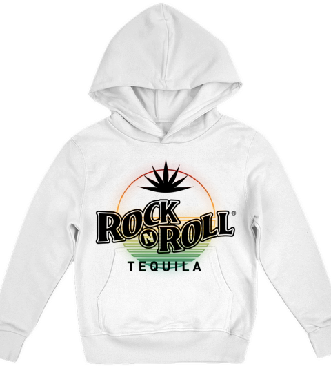 Rock N Roll Tequila Third Collection Kids Hoodie