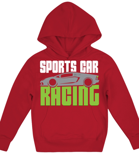 Sportscar Racing Automobile Car Vehicle Kids Hoodie