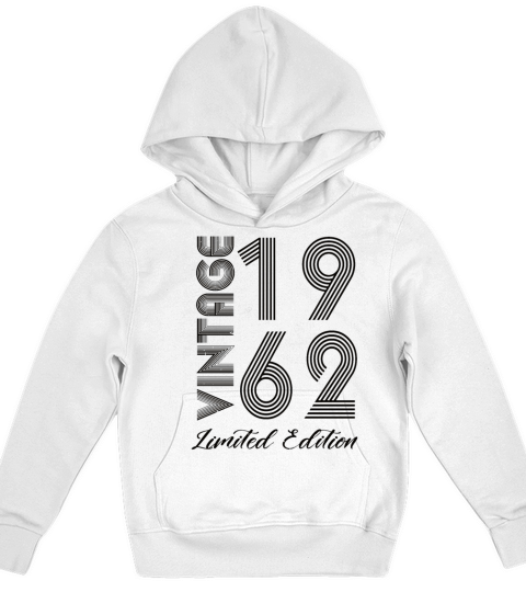 Vintage 1962 Vintage Birthday Retro Vintage Kids Hoodie