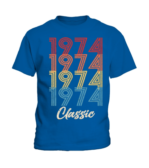 1974 Classic Vintage 1974 Gift Men Women Born Made Kids T-Shirt