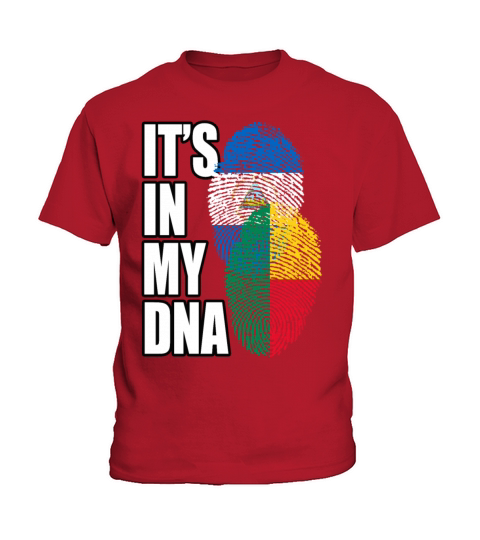 Beninese And Nicaraguan Mix Heritage DNA Flag Kids T-Shirt