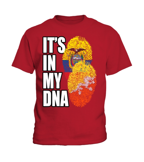 Bhutanese And Dominican Mix Heritage DNA Flag Kids T-Shirt