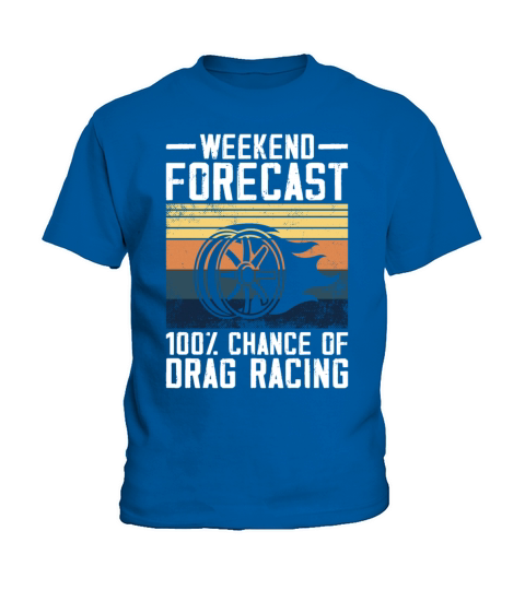Drag Racing Race Car Retro Vintage Kids T-Shirt