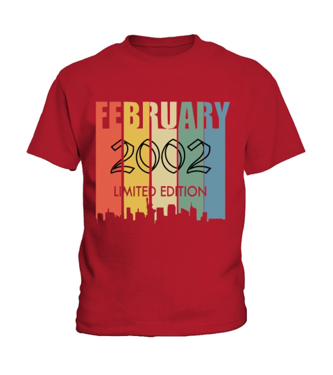 February 2002 vintage birthday gift Kids T-Shirt