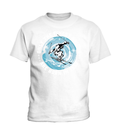 Skiers Skier Vintage born in 1953 Birthday Ski Kids T-Shirt