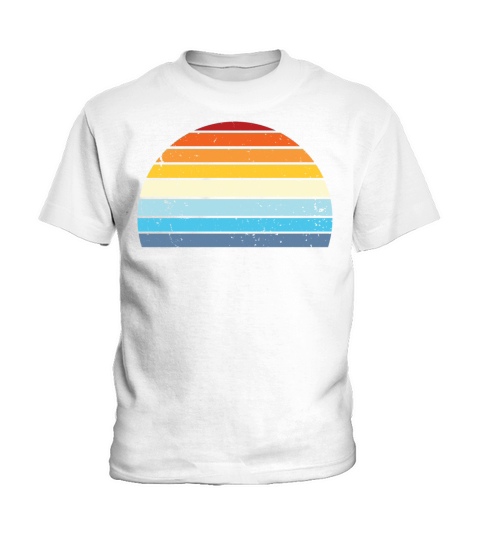 Vintage Distressed Retro Sunset Kids T-Shirt