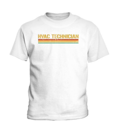 Vintage HVAC Technician Kids T-Shirt