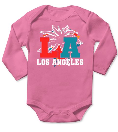 Los Angeles LA California Gift Long Sleeve Baby One-Piece